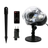 2019 new cross-border exclusive MINI snow light, outdoor waterproof RF remote control Christmas snow light, lawn light Item Picture